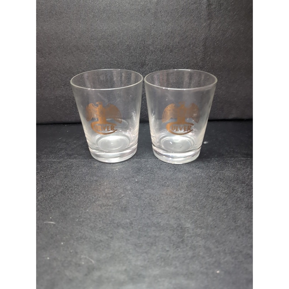 Culver Gold Eagle Low Ball Rock Glasses, Old‎ Fashioned Bar Glass Set, Drinkware